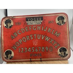 Yogee The Amazing Answer Board Glows In The Dark Vintage Ouiji Board 1944 Rare